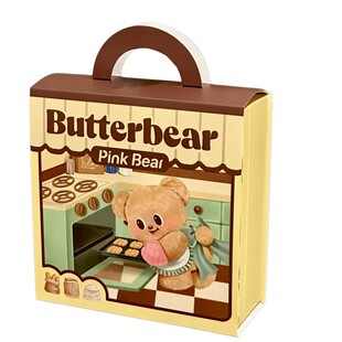 pinkbear皮可熊黄油小熊联名气垫礼盒唇釉粉底唇蜜