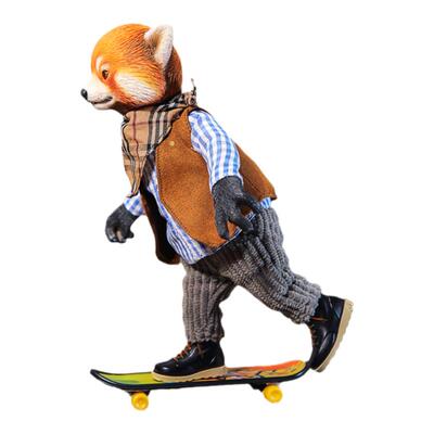 小熊猫背包车载挂饰潮玩手办