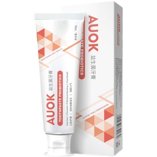 AUOK牙膏牙龈出血舒缓牙周牙渍菌膏官方固齿肿痛萎缩护理松动正品
