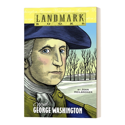 英文原版 Meet George Washington Landmark Books 见见乔治·华盛顿 里程碑系列 英文版 进口英语原版书籍