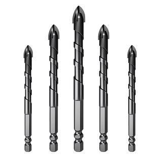 全瓷瓷砖打孔钻头高硬度钨钢合金四刃霸王钻三角玻璃磁砖冲击电钻