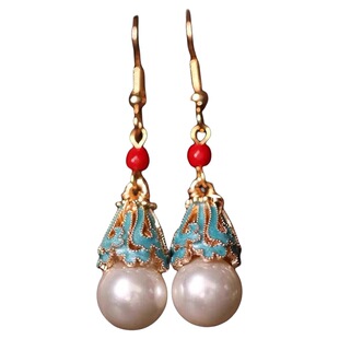 古风耳环小众设计感 高级大气古典新中式耳饰 汉服旗袍国风耳坠