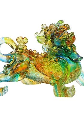 古法琉璃商铺前台摆放工艺礼品