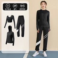 Черная куртка, лонгслив, комплект, белые штаны для отдыха, 3 предмета