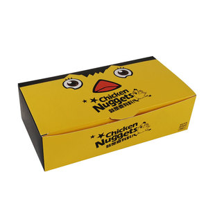 上校鸡块盒鸡排鸡翅打包盒一次性长方形外卖辣翅炸鸡小吃包装盒