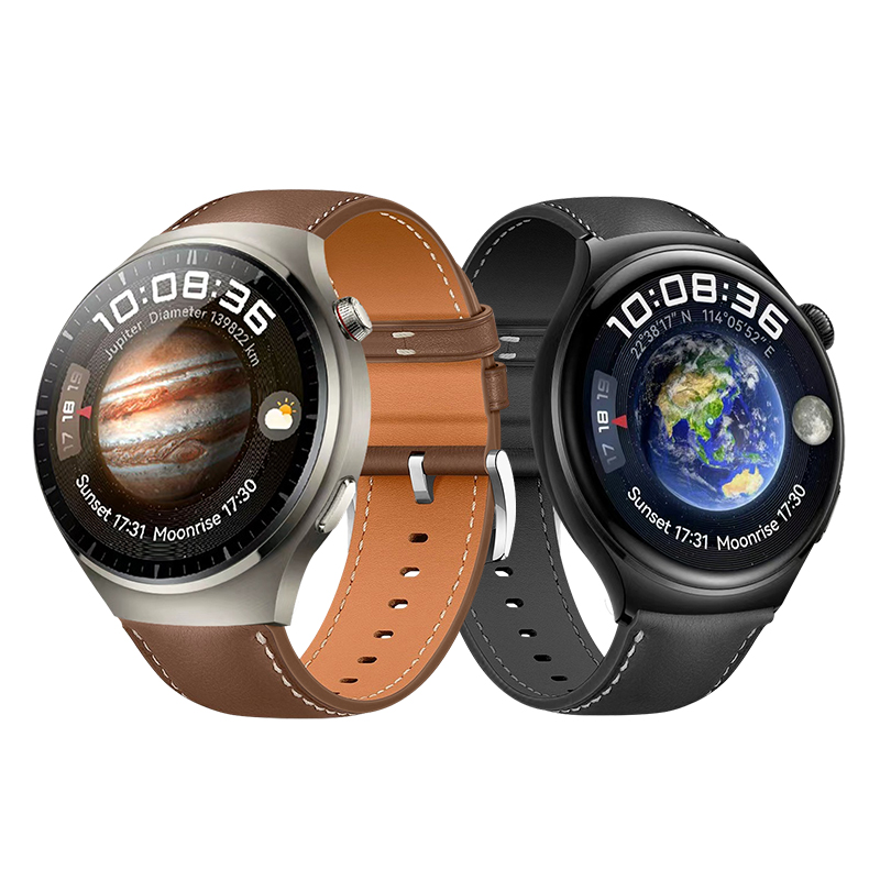 西蒙迪奥适用华为watch4表带watch4pro手表带watch3真皮表链3pro华为GT3手表表带gt2男女gt硅胶金属腕带替换