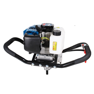 东成汽油地钻机挖地挖树坑FF-WT200打坑机冰钻打眼打桩打孔机东城