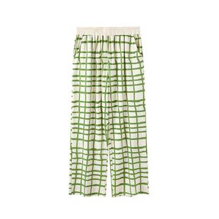 【清仓5折起】有棵树情侣睡衣女夏季男生凉感冰丝家居服短套装QC