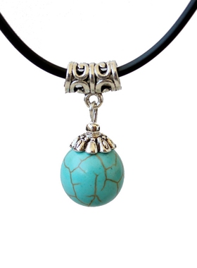 松石项链项坠简约吊坠