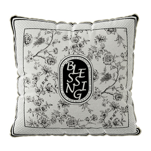 洛美丹顿复古美式中式风抱枕客厅沙发床头靠垫枕头枕套靠枕觅花园