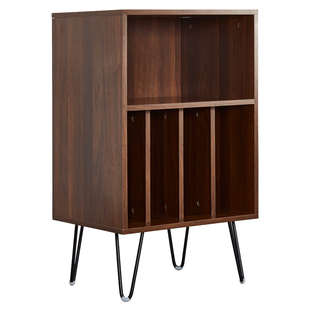 美国Arkrocket Statio复古黑胶唱片机架子黑胶柜唱片音响收纳桌