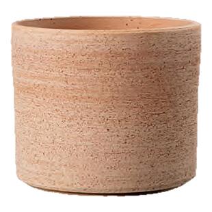 deroma帝罗马露娜白陶粗纹天然陶土制作阳台客厅盆栽兰花多肉花盆