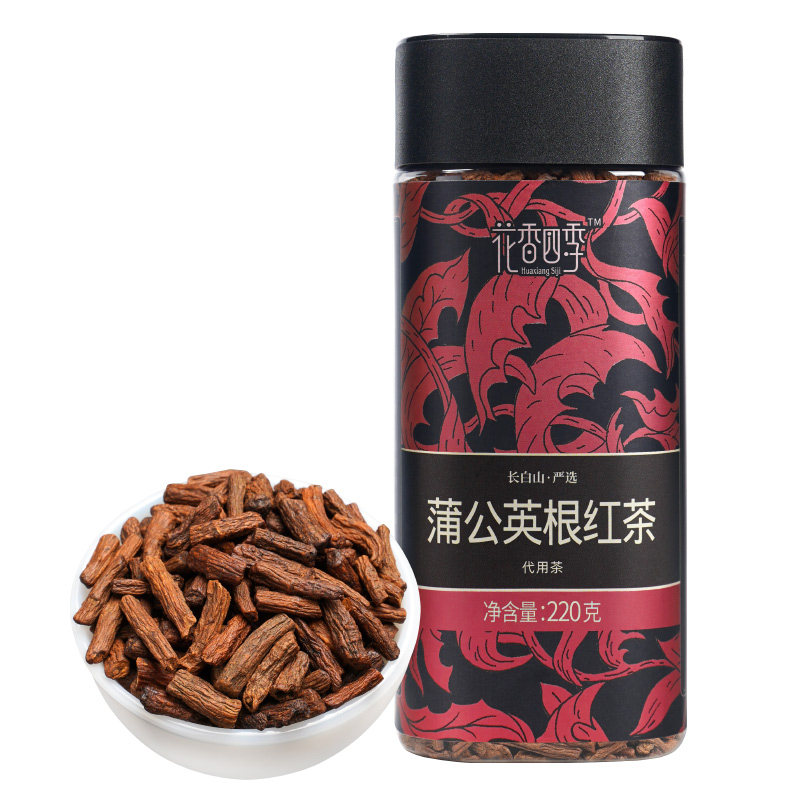 发酵蒲公英根红茶 官方旗舰店正品长白山炒炒熟浦公英茶根