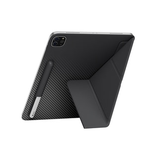 eisscce适用2024iPad Pro平板双面夹保护套磁吸旋转可拆分10.9/11寸三折Air7/6/5防摔保护壳12.9防丢收纳笔槽