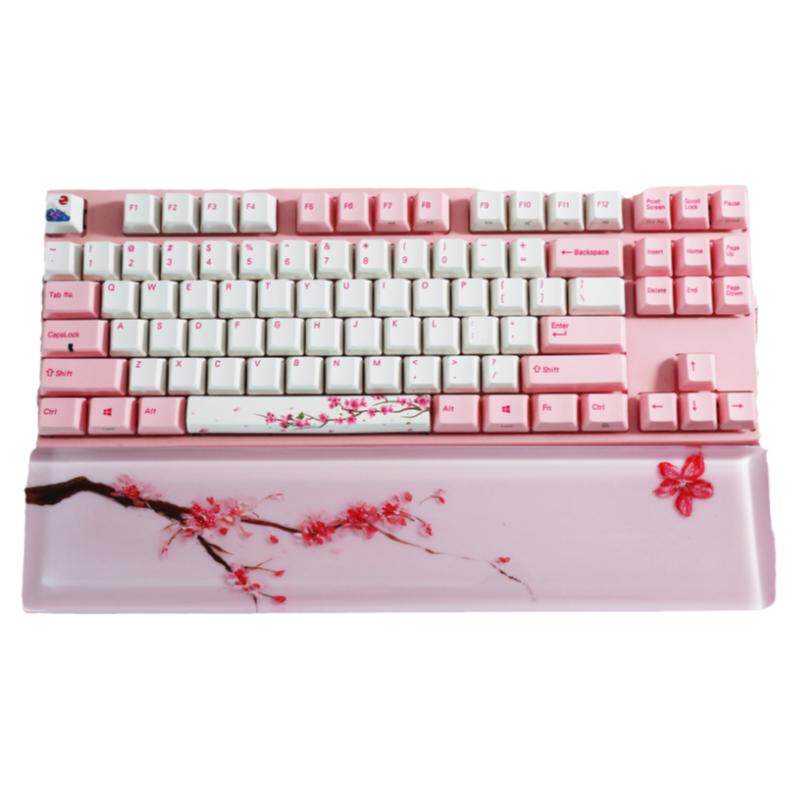 黄粱一梦机械键盘手托手工树脂手托键盘定制手托腕托樱花