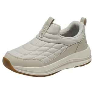 足力健老人鞋官方正品2025冬季新款东北棉鞋加绒加厚保暖妈妈女鞋