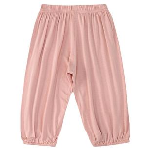 儿童莫代尔夏季薄款防蚊裤薄款长裤宝宝灯笼裤运动裤男童女童春秋