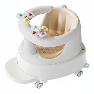 雅亲婴儿学坐椅宝宝靠背小椅儿童洗澡神器不伤脊柱训练座椅溜溜车