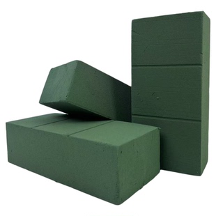 副驾驶鲜花花泥布置材料diy后备箱表白求婚生日插花泡沫泥块底座