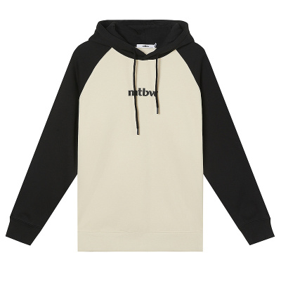 美特斯邦威后背罗马印花连帽卫衣