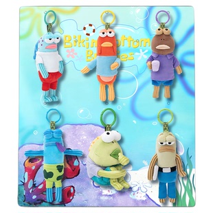 KGBOX适用于泡泡玛特比奇堡的居民们系列搞怪毛绒挂件展示盒