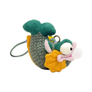 中国国家博物馆绿釉鸱吻吞吞兽Mini毛绒挂件创意精美可爱卡通公仔