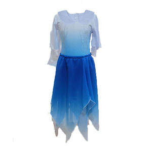 女童民族合唱服小学生演出服