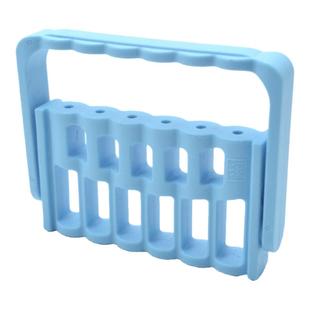 牙科6孔磨头架塑料低速车针架HP打磨头放置架消毒盒口腔器械盒