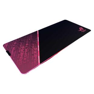 Rog玩家国度周边RGB发光鼠标垫超大加厚电竞垫充电幻彩氛围灯桌垫