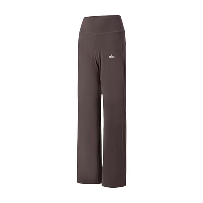 ALOACTIVE瑜伽裤女宽松休闲高腰直筒裤运动跑步健身速干阔腿裤