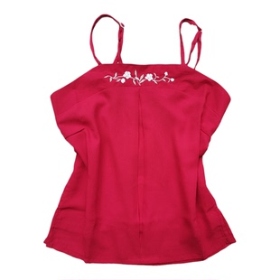 肩带可调春夏内搭宋抹背心吊带宋制纯色大码日常汉服复古女绣花秋