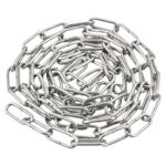 304不锈钢链条无缝短环长条户外晾衣链加粗铁狗链子锁宠物起重链