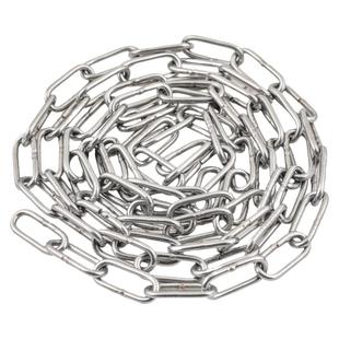 304不锈钢链条无缝短环长条户外晾衣链加粗铁狗链子锁宠物起重链