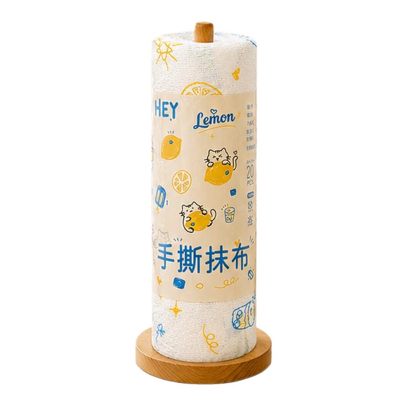 青柠猫周抛干湿两用加厚抹布