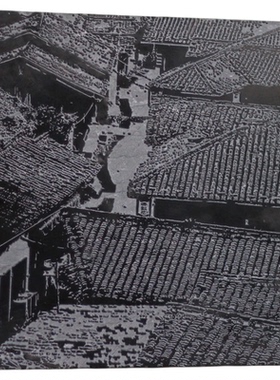 汉代仿古陶器陶砖青石古建筑房子