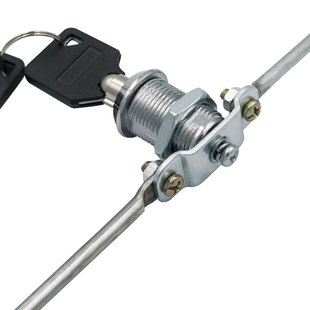 铁皮柜天地连杆锁文件柜锁上下拉杆锁梅花锁应急筒子锁带杆子全套