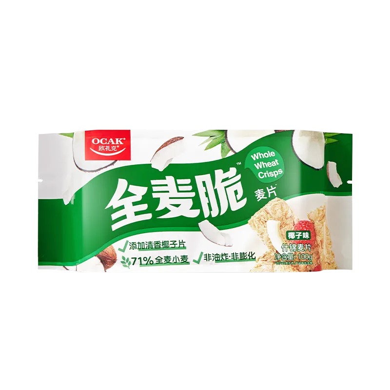 【U先试用】欧扎克全麦脆麦片（椰子味）100g