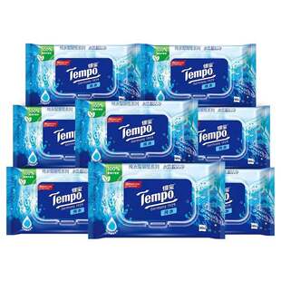 得宝湿厕纸便携式小包装婴儿擦屁股湿巾纸家庭实惠装一整箱抽纸巾