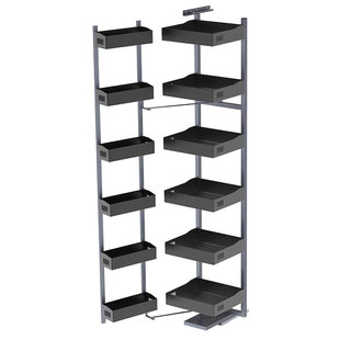 洛班尼大怪物拉篮厨房橱柜高深零食餐边柜收纳高柜联动拉篮开门式