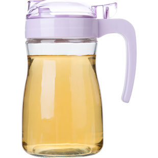 居家家玻璃油壶厨房小号油瓶香油瓶防漏油罐醋壶家用调味瓶酱油瓶