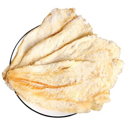 鳕鱼片干烤鱼片罐装500g即食儿童孕妇办公室碳烤海鲜鱼片干类零食