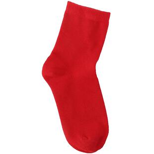 SCHIESSER舒雅男女士同款棉质鸿运红品袜子年年有余本命年鱼袜