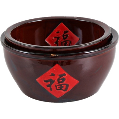 陶瓷加厚福字缸米缸猪油盆餐具