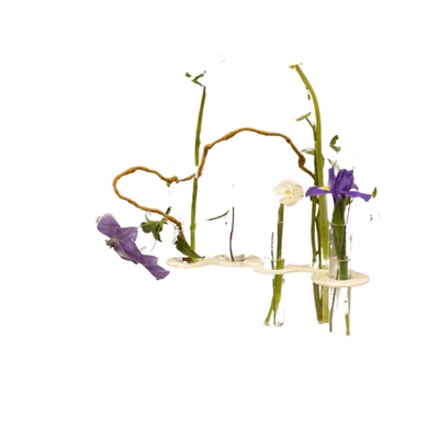 现代简约亚克力网红分子试管花瓶
