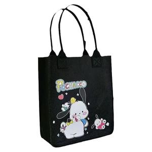 毛毡手提袋生日礼品袋宝宝百日周岁晏伴手礼包学生补课烫画手提袋