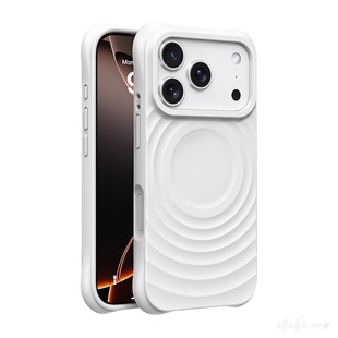 2025新款波漾壳适用苹果17promax手机壳液态硅胶纯色高级感iPhone16promax保护壳磁吸充电15pm气囊防摔14外壳