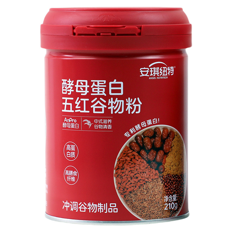 安琪纽特五红粉红枣枸杞酵母蛋白免煮即食早晚代餐女性营养