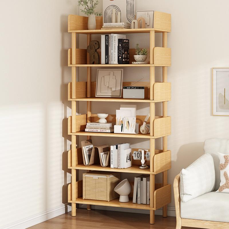 轻奢书架置物架落地客厅展示柜子架收纳现代阅读书本卧室架简约书