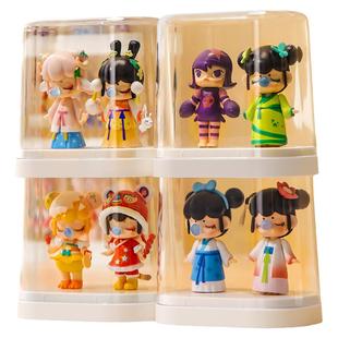 手办展示架透明亚克力高乐积木家园2泡泡特玛模型小摆件盲盒收纳