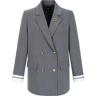 西装外套女学院风小个子kbne2025春季新款气质女神高级感小西服